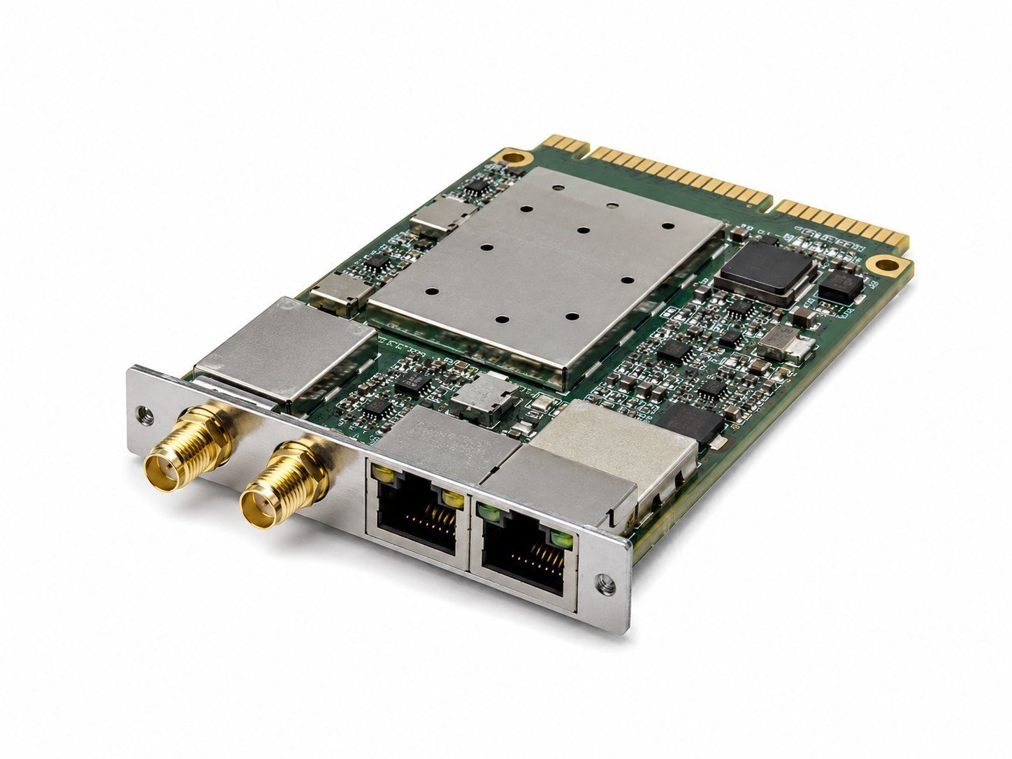 Compact embedded modem / SD-WAN sled circuit board